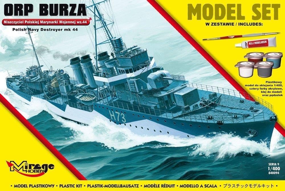 Mirage ORP BURZA Destroyer mk 44