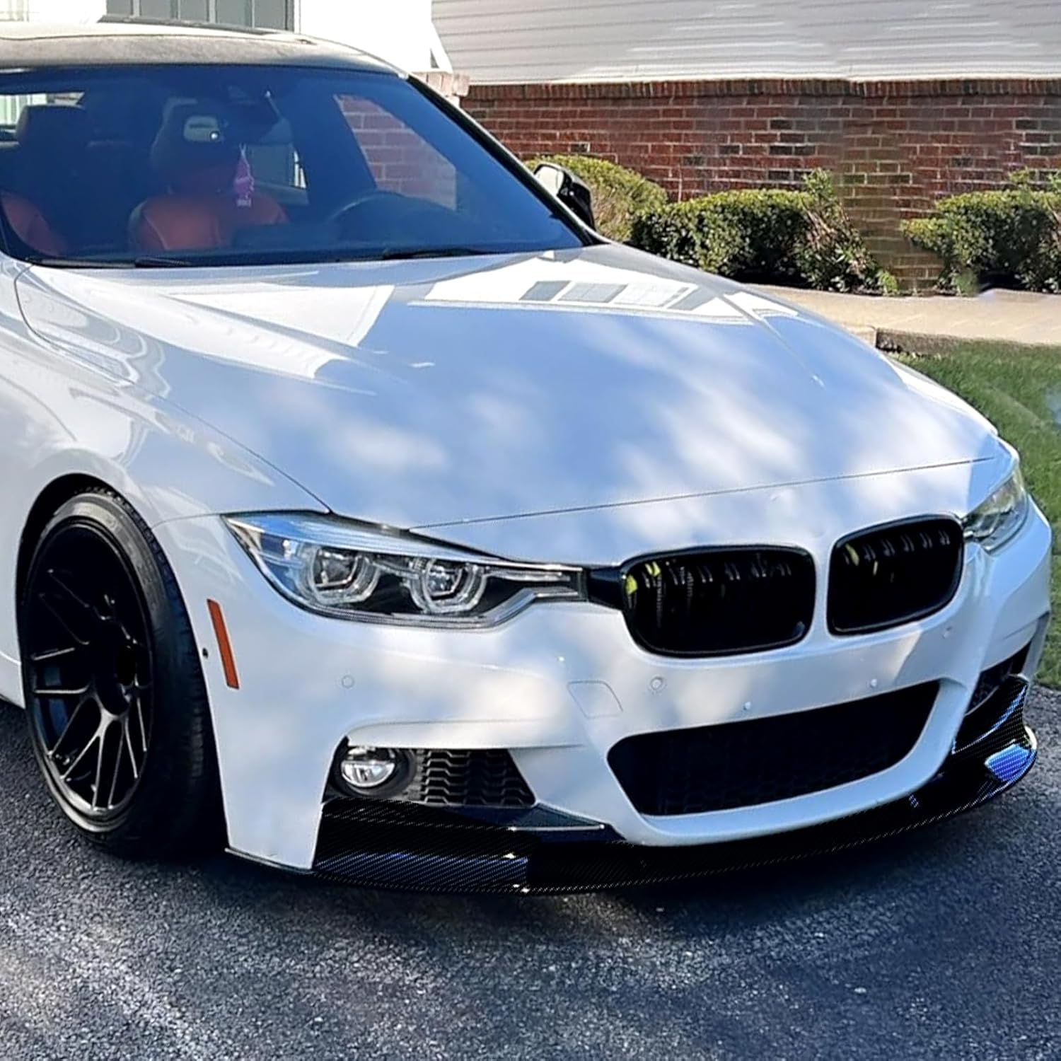 Front Lip for BMW 3 Series F30 F35 2013-2018 Front Bumper Lip Spoiler Splitter Carbon Fiber Printing