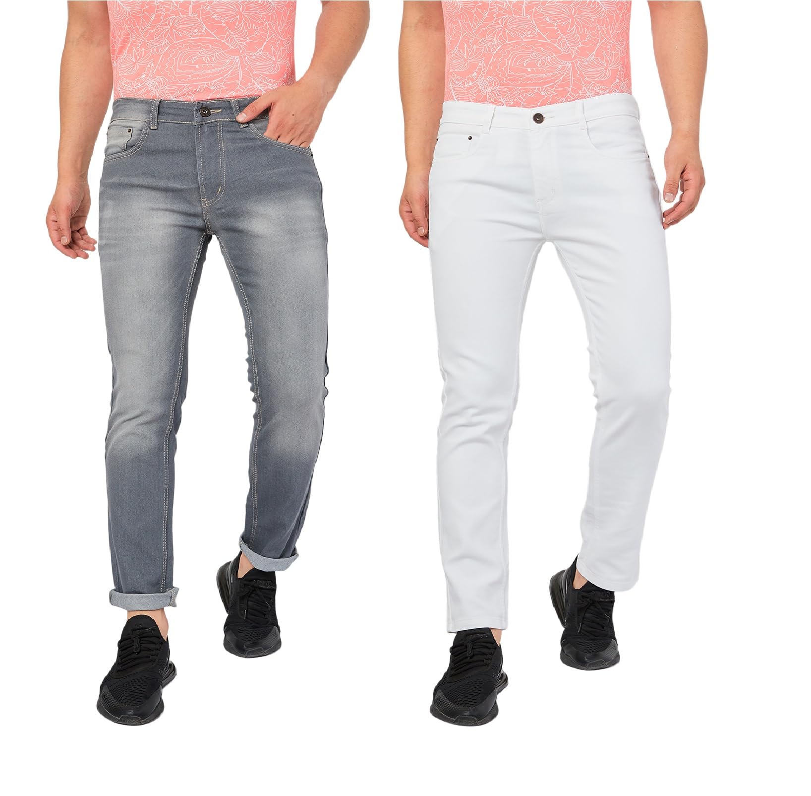 ben martin Men's Slim Fit Mid Rise Pack of 2 Stretchable Casusal Denim Combo Jeans Pant, CMB-AU24-picture-16