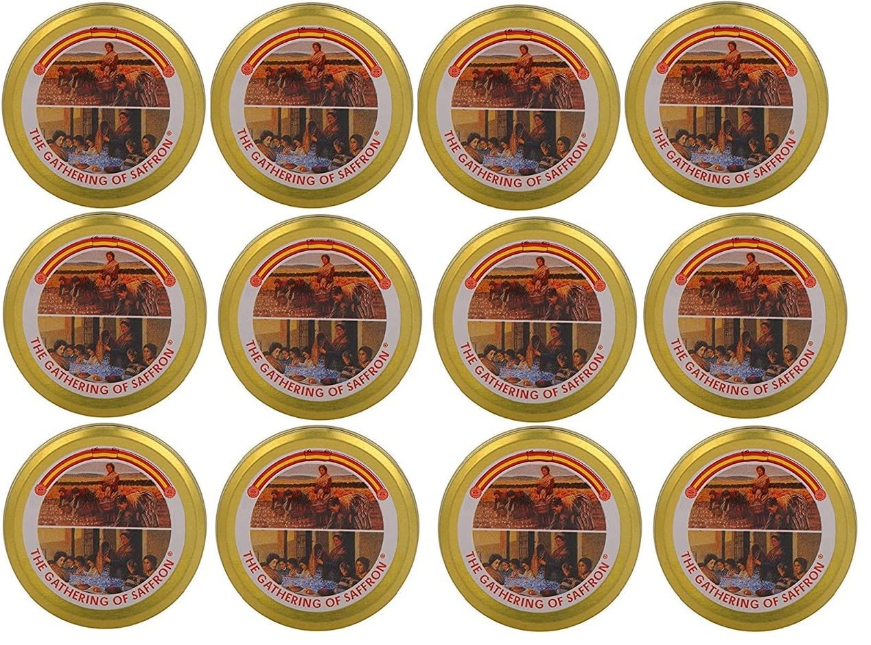 The Gathering of Saffron Brand Saffron, 2 gm X 12 tins