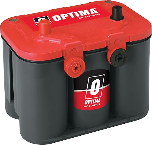 OPTIMA Batteries High Performance 34/78 RedTop Sealed AGM Car, Truck, and SUV Starting Battery, 800 CCA, Dual SAE and GM Terminals, Maintenance Free, Versitile Mounting