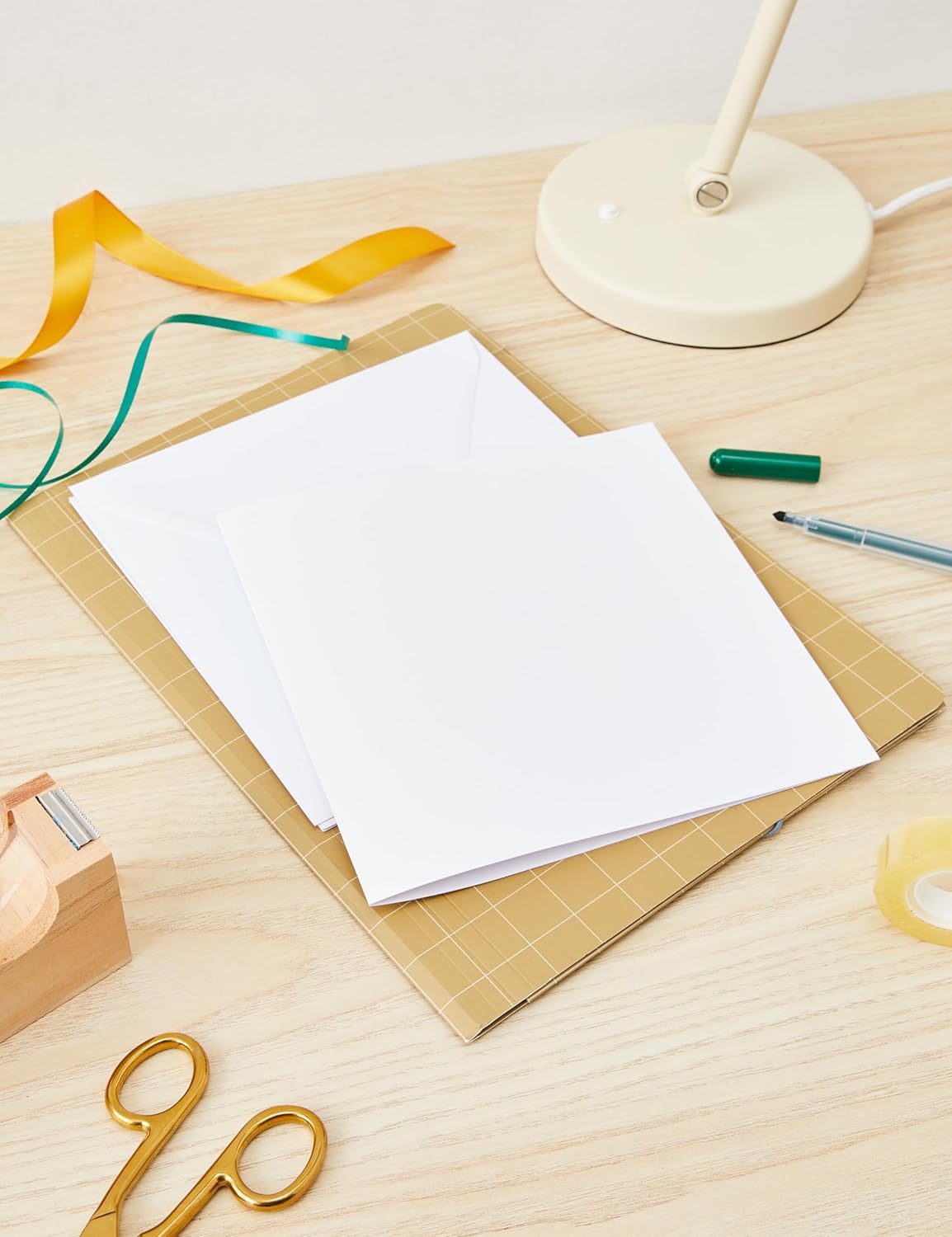 Craft UK 863 8 x 8 inch Card and Envelope pack of 25 - White,20.8 x 20.8 x 20.8 cm 6 710zADDbfzL. AC SL1500
