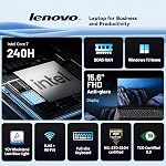Ordinateur portable Lenovo V15 G5 pour les affaires 15,6 po FHD Anti-Éblouissement, Intel Core 7 240H, 32 Go RAM, 1 To SSD, Windows 11 Pro, MIL-STD-810H, Ethernet Gigabit, Obturateur de confidentialité, Ordinateur portable professionnel