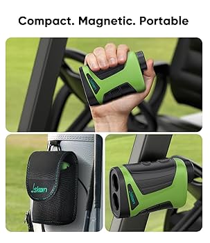 Jiskan Pro Laser Golf Rangefinder with Slope Magnetic 1200