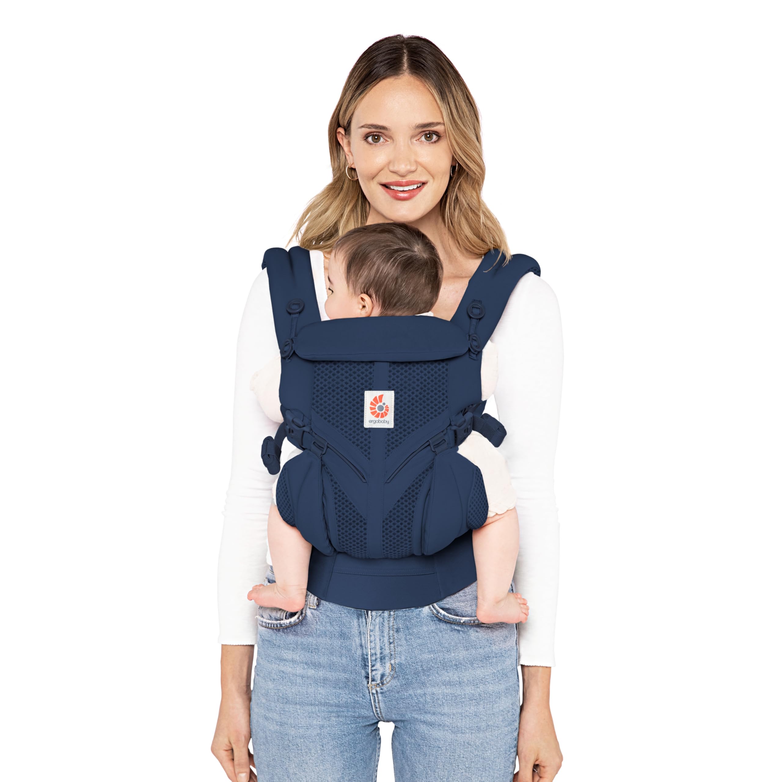 Ergobaby Omni Classic (formerly OMNI 360) All-Position Baby Carrier for Newborn to Toddler with Lumbar Support and Cool Air Mesh, 7-45 Pounds,