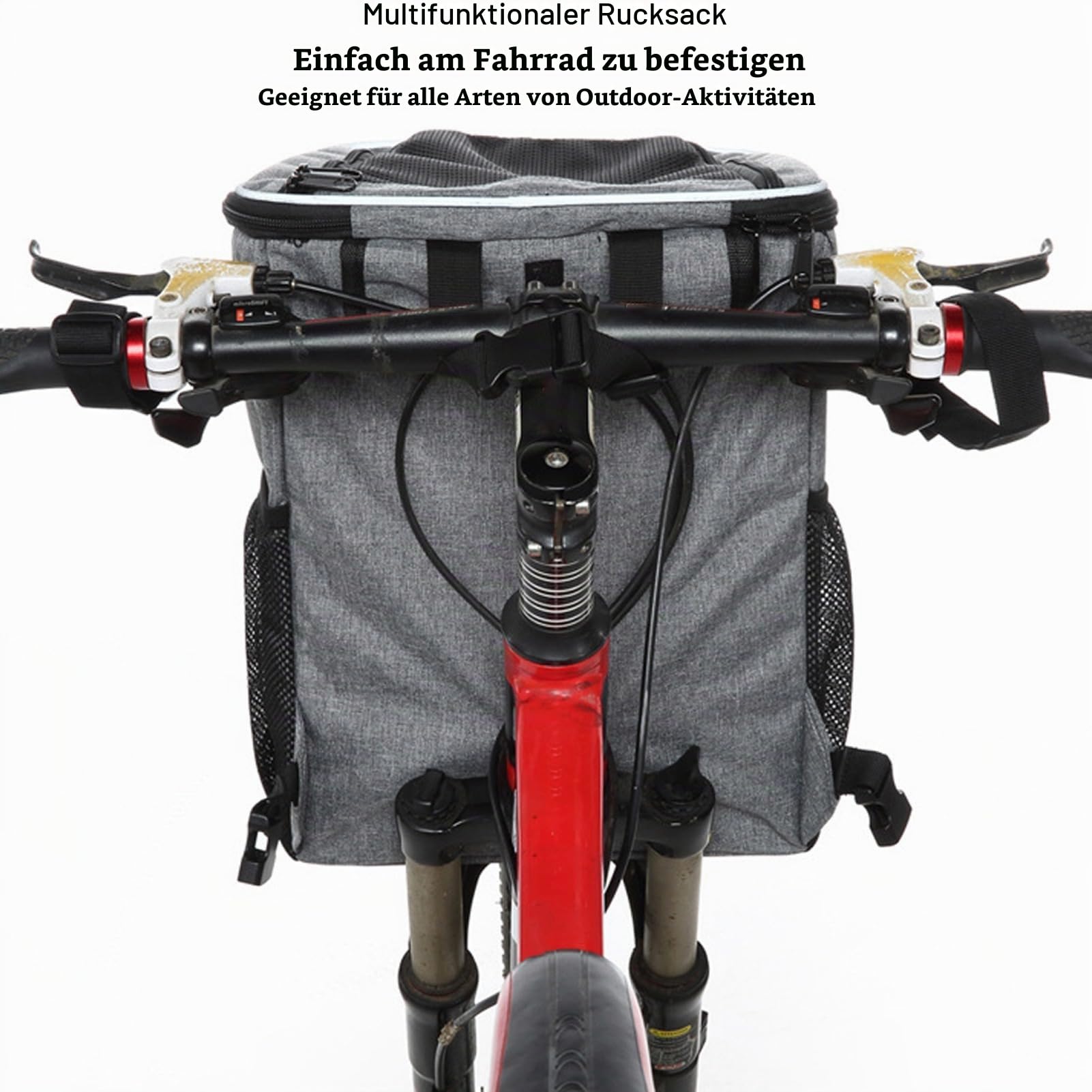 hundekorb fahrradlenker für Fahrrad, zusammenklappbarer Haustiermit weicher Polsterung für Radfahren, Wandern, Camping, erweiterbar für E-Bike und Roller, Katzen Farbe:Polarized Smoke Sharp Trek FX+ 7 Mid-Step Digitales Geschenk
