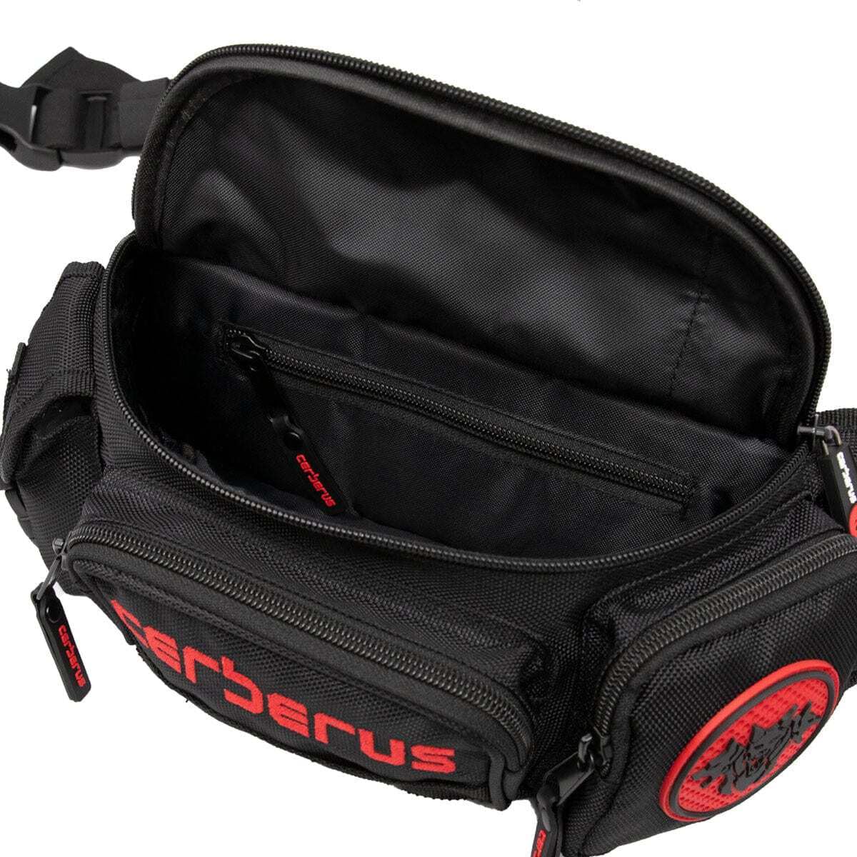 CERBERUS Strength Utility Bag – Große Bauchtasche/Umhängetasche, Schwarz, S