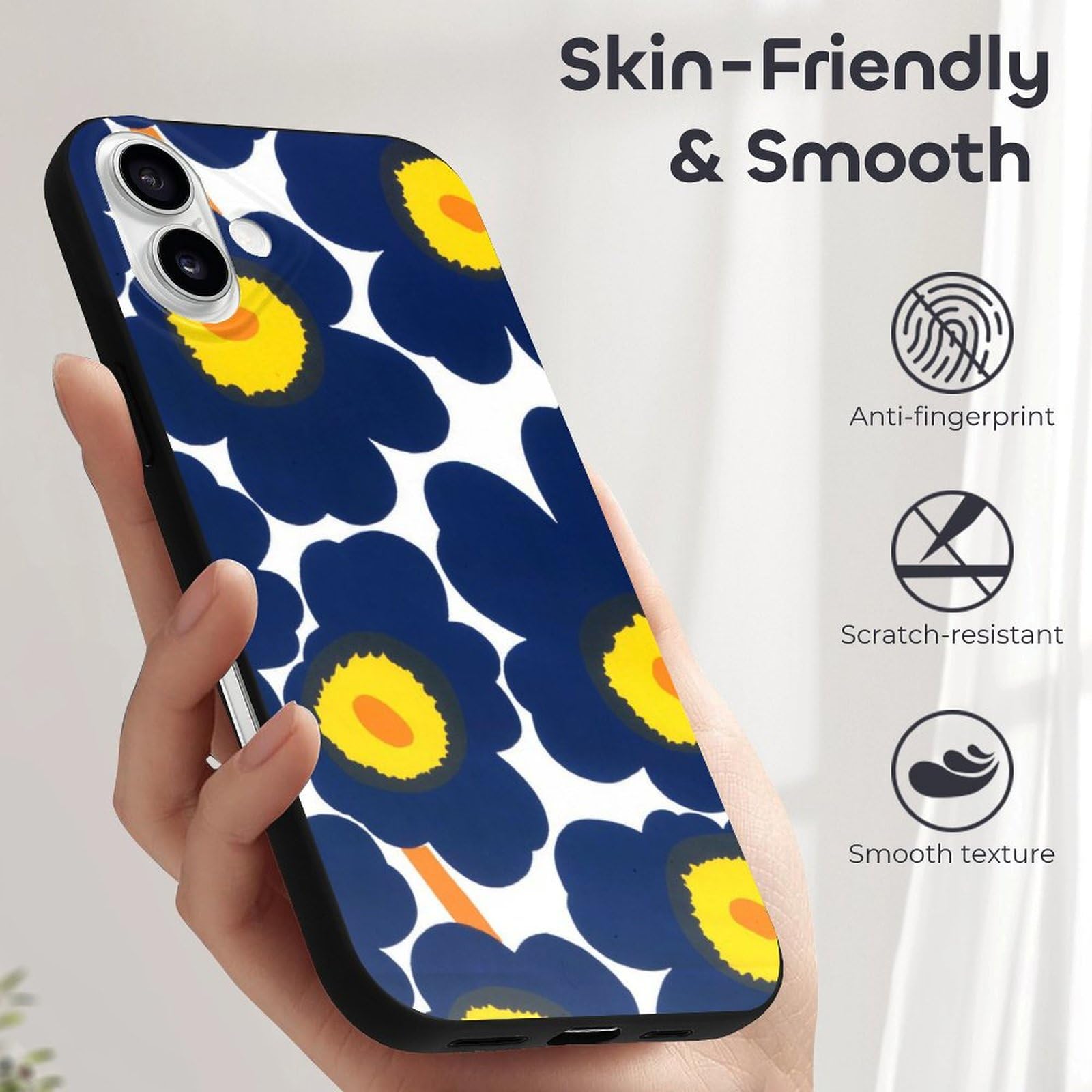 Amazon.co.jp: BOBYK iPhone16 ケース マリメッコ 花柄 スマホケース