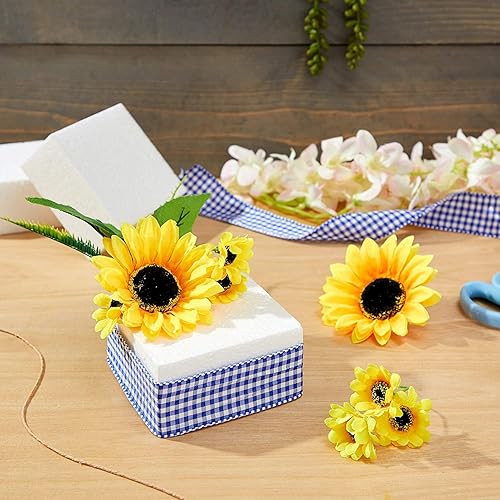 Miniatura 6 de Juvale Bloques de espuma, paquete de 12, 4 x 4 x 2 pulgadas, espuma floral para arreglos florales, manualidades y suministros de arreglos florales