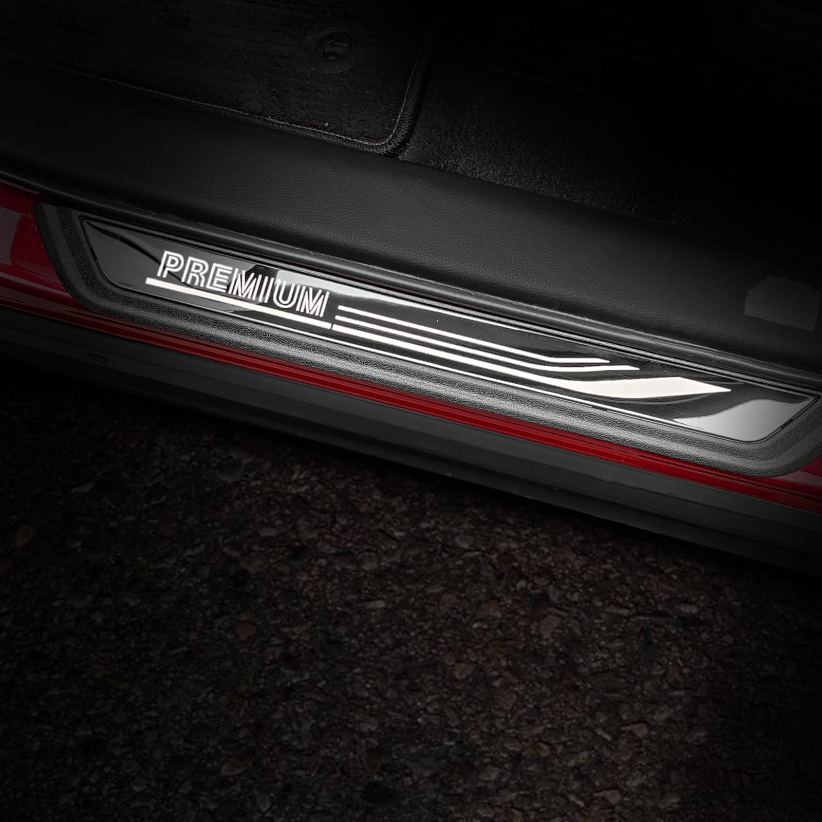 GZBFTDHCar Door Threshold Protector, for Nissan Versa 2015-2022 Car Accessories, Auto Parts Stainless Steel Plastic Decoration Strips for Running Boards Protectors