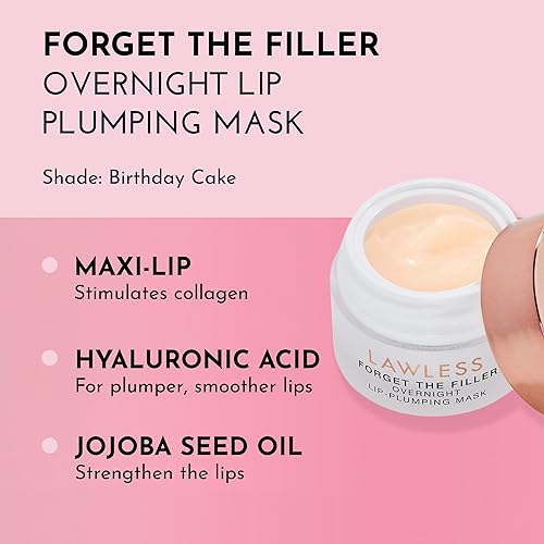 Vista 22 de LAWLESS Máscara de labios Forget the Filler - Sweet Dreams - Tratamiento prémium para rellenar los labios durante la noche con ingredientes
