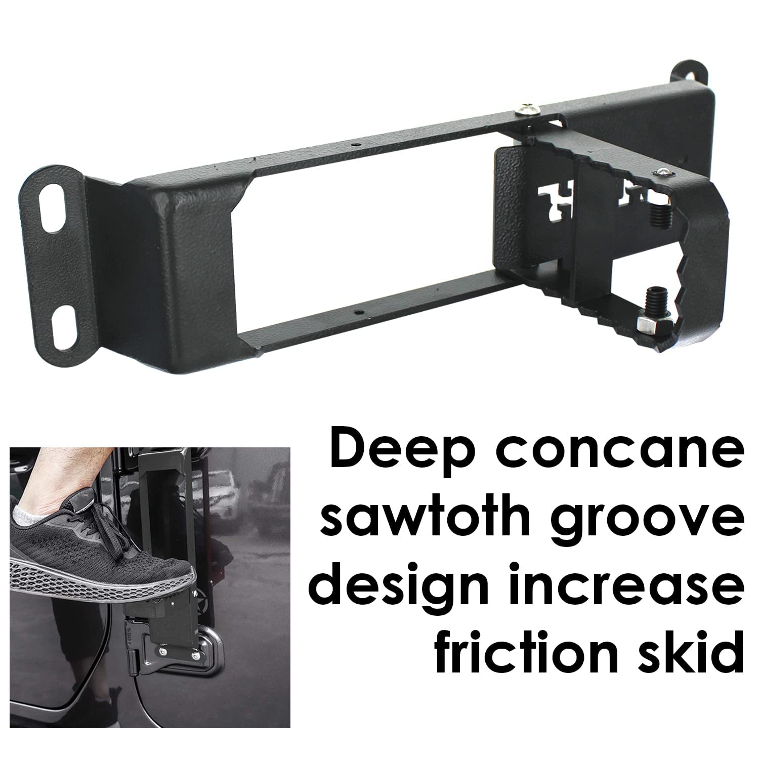 SGTB Door Hinge Step Compatible for Thar Set of 2 Black Car Accessories Thar 2