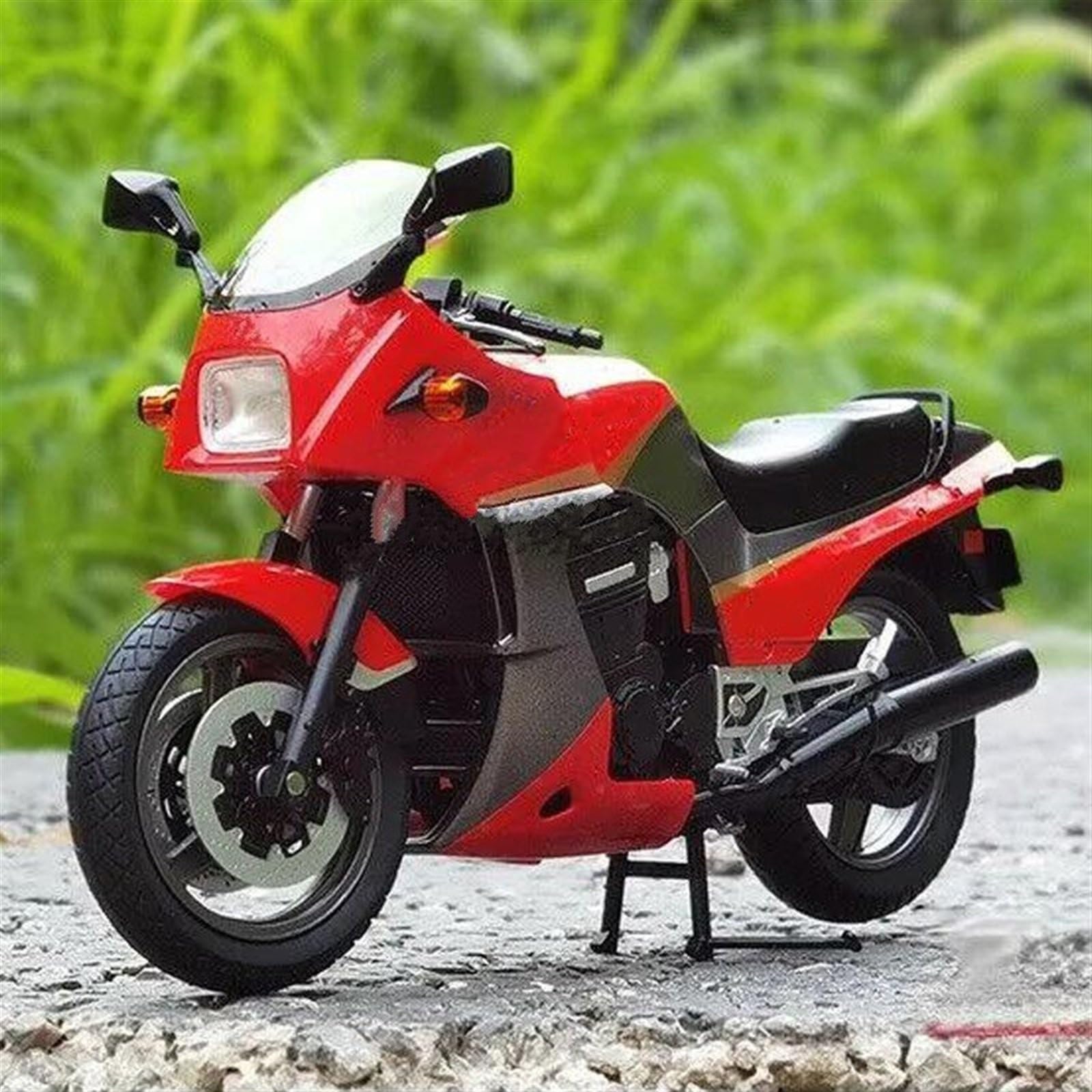 SEYXF Motorbike Toy 1:12 for Kawasaki for Ninja GPZ900R Motorcycle Model Simulation Alloy Toy(Black- Silver)