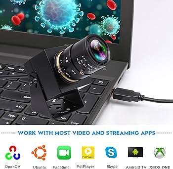 Amazon.co.jp: ELP 90fps グローバルシャッター USB カメラ クローズ