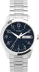 Relógio masculino Timex South Street Sport, aço inoxidável, 36 mm
