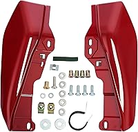 Vista 18 de HR3 Auburn Sunglo & Black Hole con escudo térmico de aire con marco medio deflectores compatibles con 2019 CVO Limited FLHTKSE Adecuado para Harley