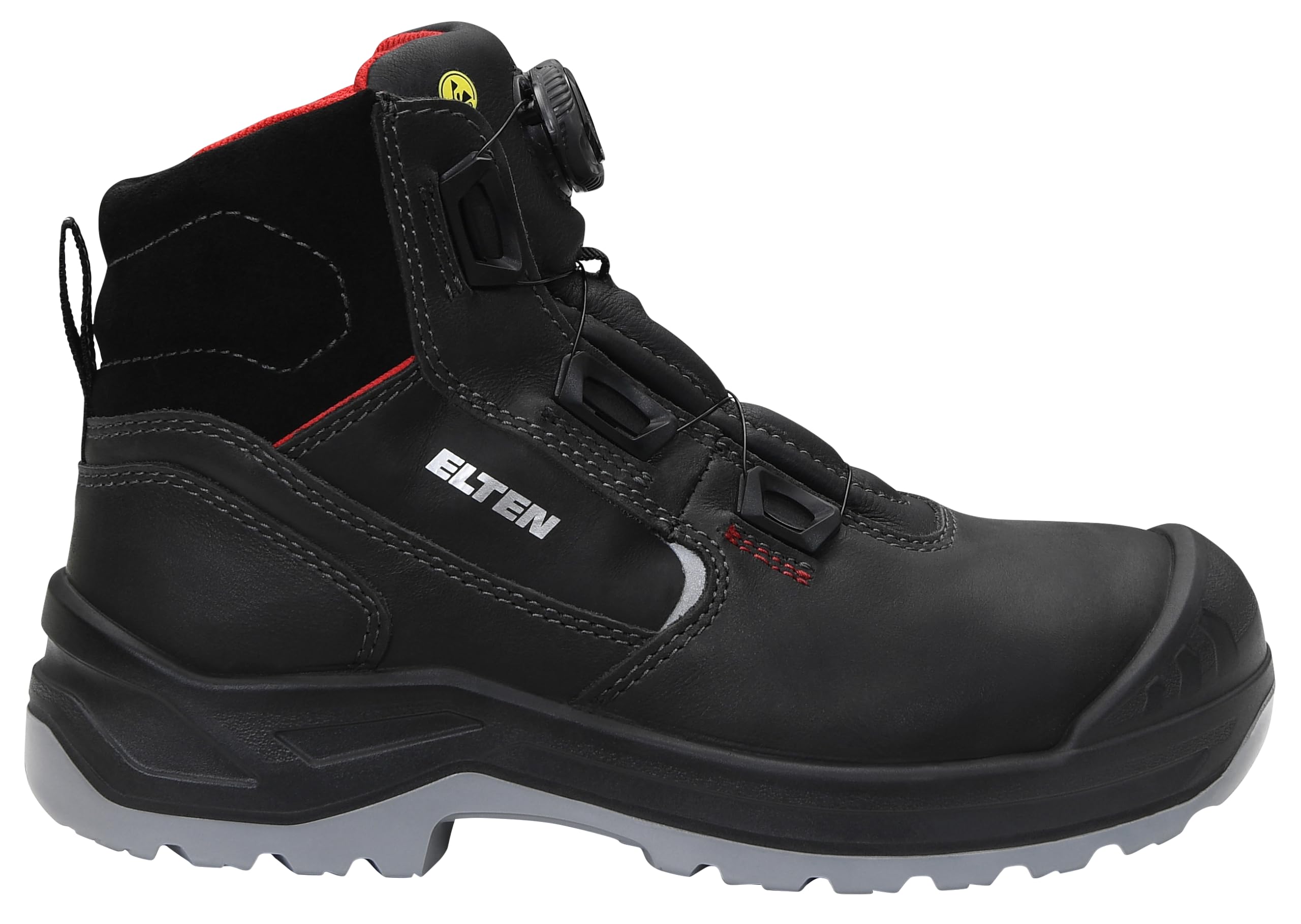 ELTEN LENA BOA Mid ESD S3S | Sicherheitsschuhe für Damen & Herren, Stahlkappe, leicht, atmungsaktiv