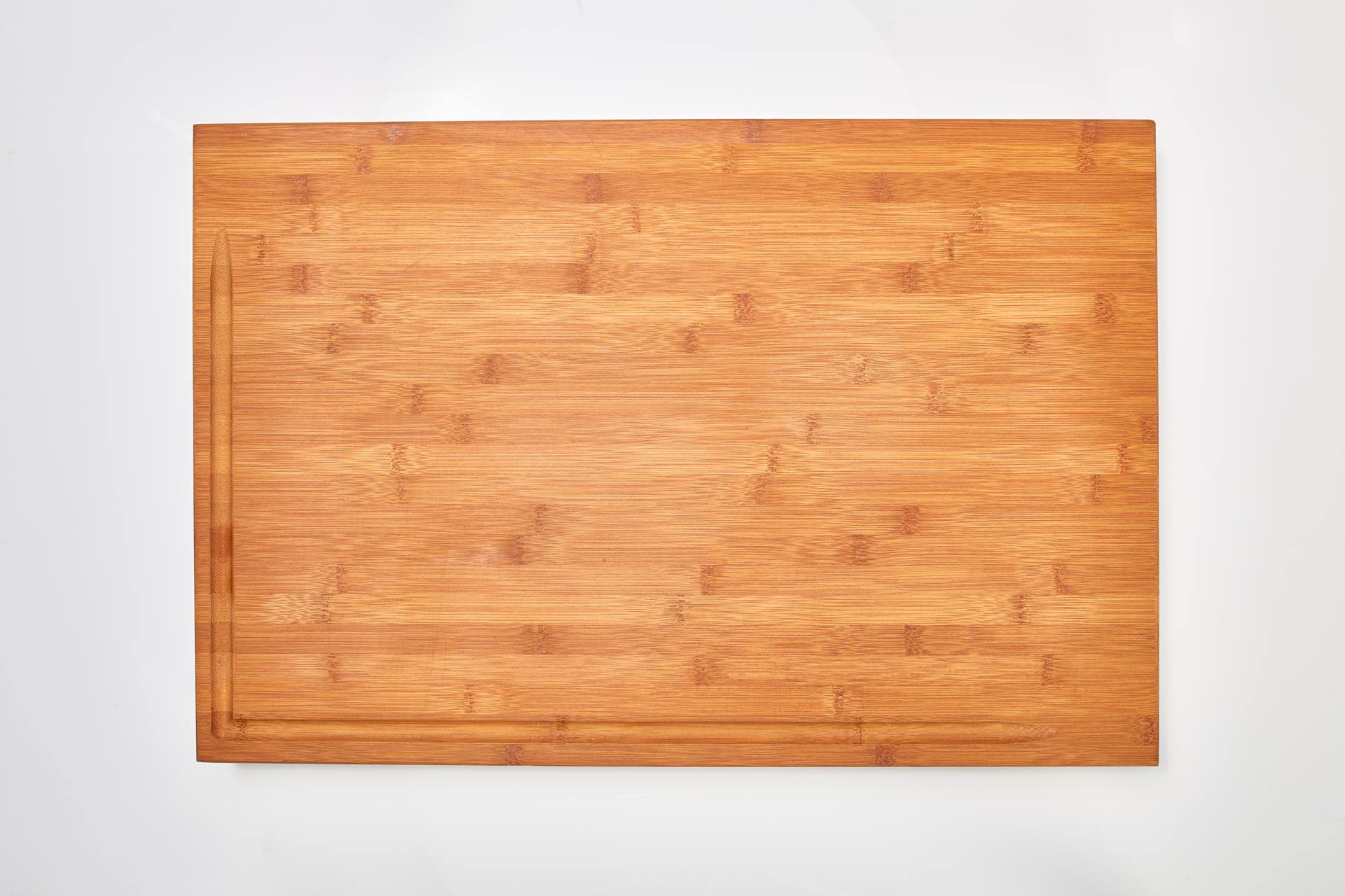 smokemax® Bambus Cutting Block Schneidebrett, Servierbrett (ca. 60 x 40 x 5 cm)