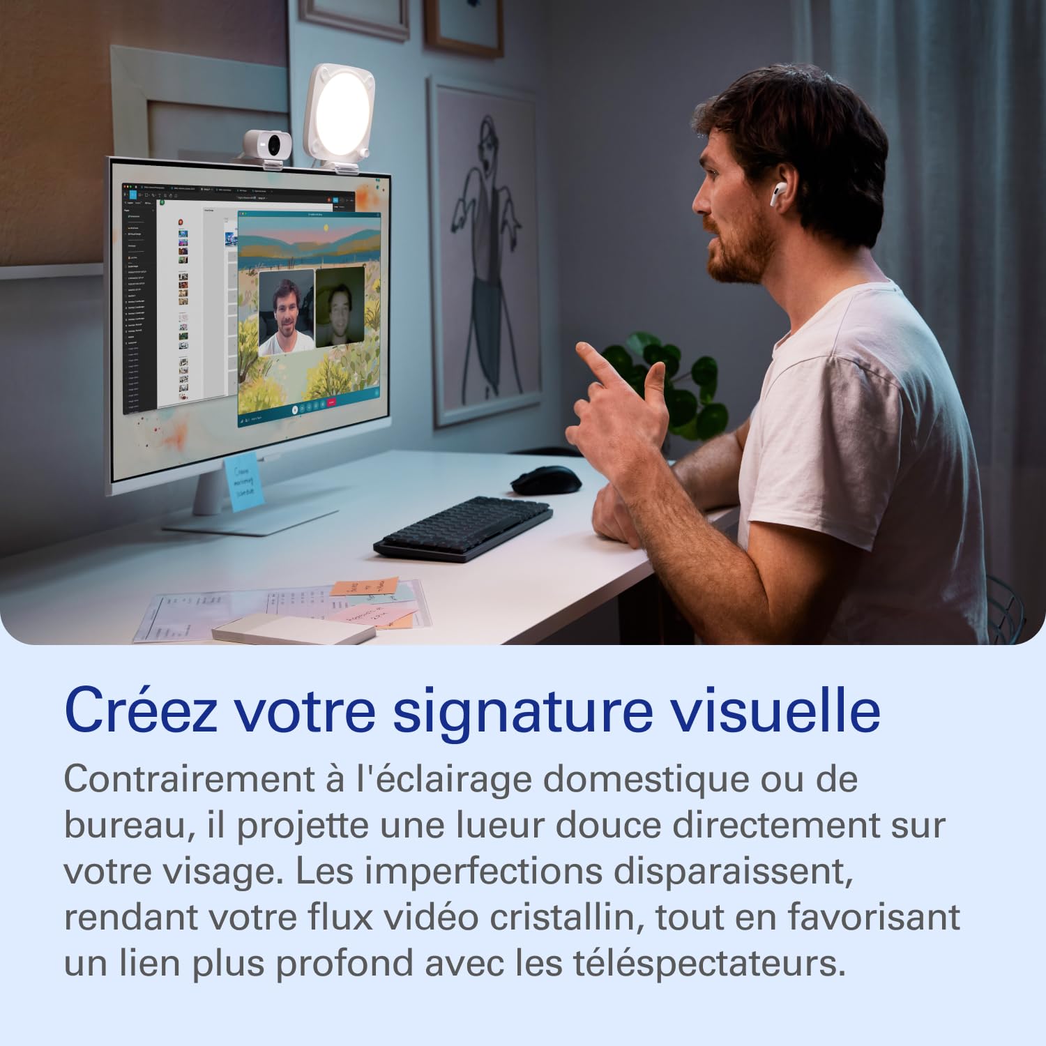 Elgato Neo Video-Lighting Bundle - Webcam Facecam Neo Full HD, Key Light Neo (Commandes intégrées) - Appels vidéo, Enregistrement - Zoom, Teams - Plug et Play sur PC-Mac-Ordinateur Portable-Ipad