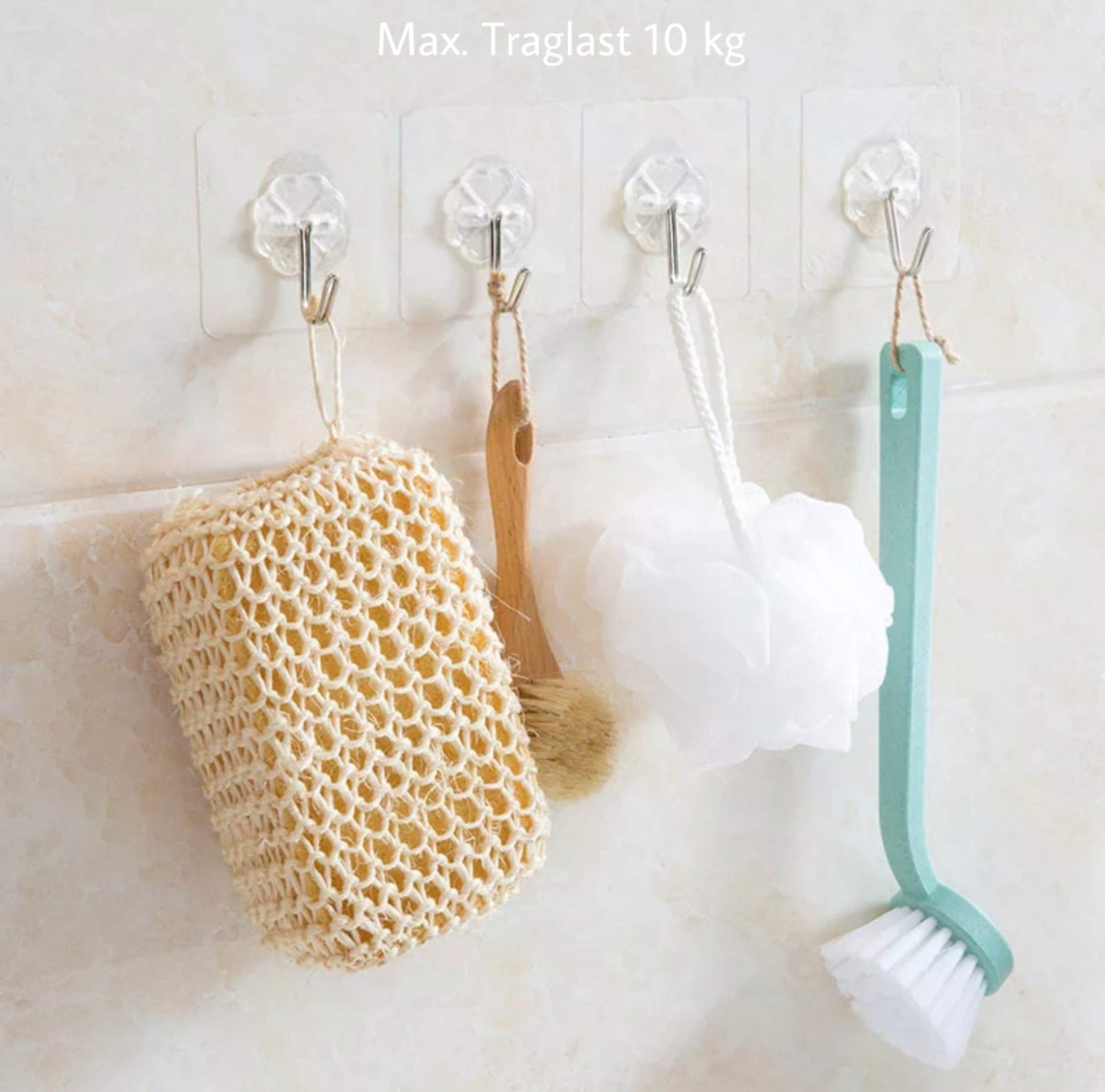Set Di 5 Portasciugamani Rotondi, Ganci Per Asciugamani Da Cucina Senza Foratura, Per Cucina Senza Foratura Per Cucina Bagno E Casa 88931155