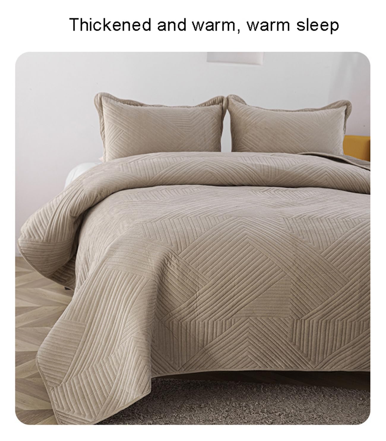 Colcha Cama, Suaves y Ligeras, Modernas - Terciopelo de Leche Extrasuave, Cubrecama Moderno y Elegante Tejido Fino, Cubre Cama Multiusos, para Todas Las Estaciones,Light Gray,220 * 240cm