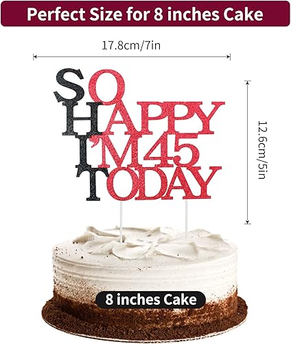 Miniatura 7 de Decoración para tartas con purpurina para 62 años de edad, suministros de decoración de fiesta de cumpleaños, regalos divertidos de feliz cumpleaños