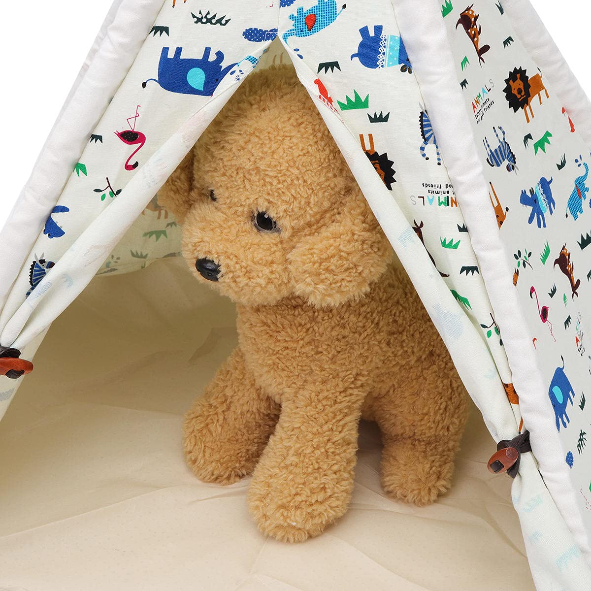 HaiMa Pet Dog House Tente Lavable Chiot Chat Intérieur Extérieur Maison Jeu Tipi Lit pour Animaux - L