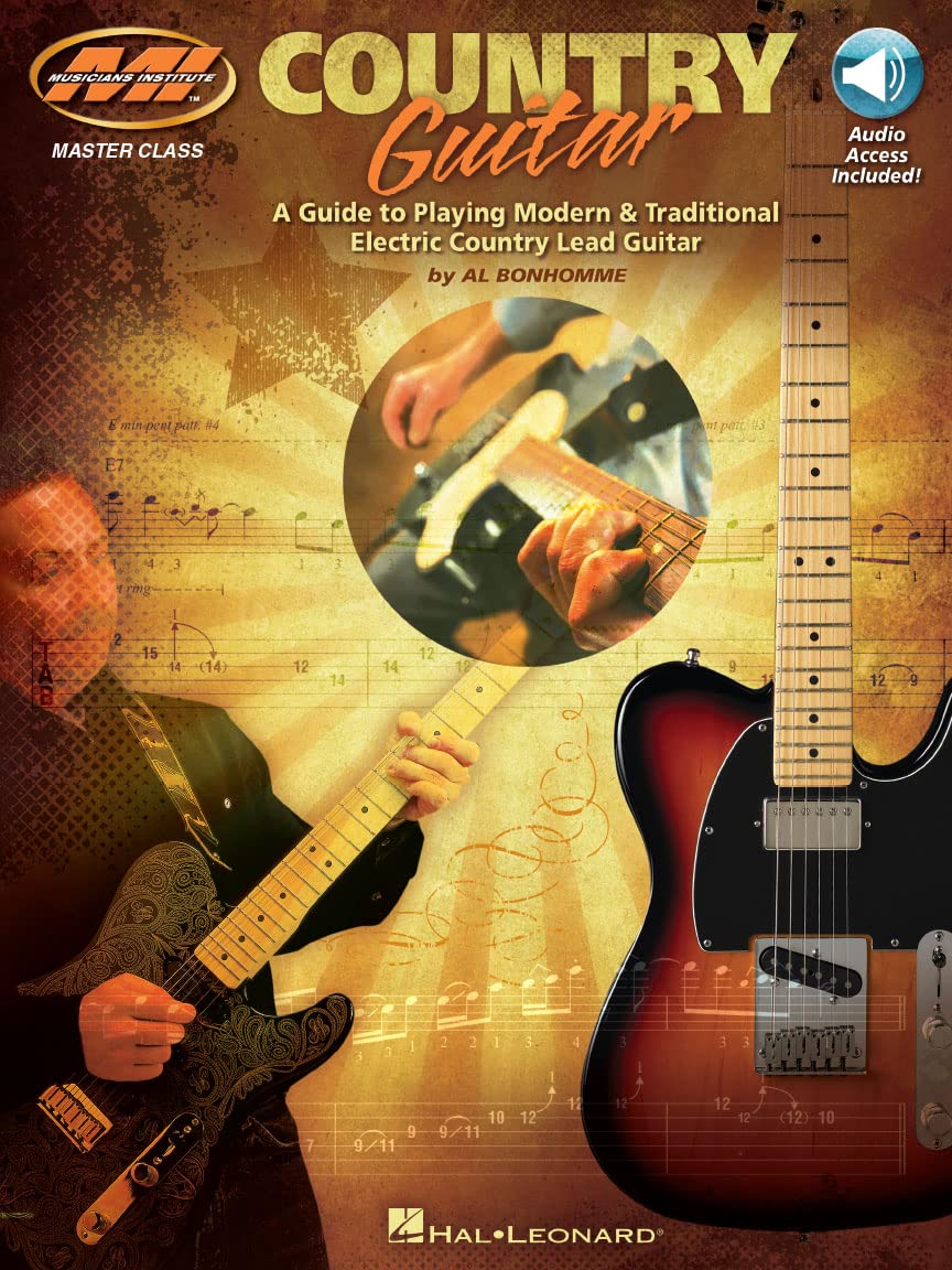 Al Bonhomme: Country Guitar (Book/Online Audio) (Musicians Institute Master Class) (Includes Online Access Code)