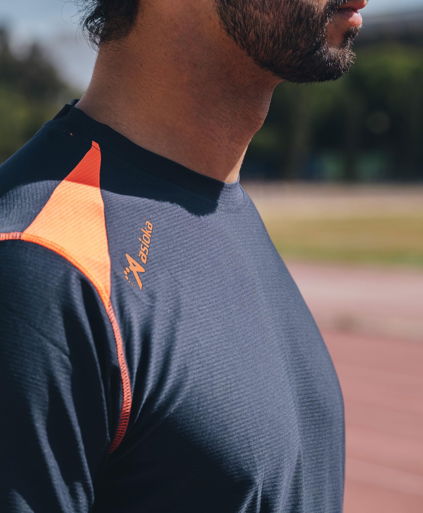 ASIOKA 182/17 Camiseta técnica combinada Unisex para Adultos de m/Corta Unisex Adulto