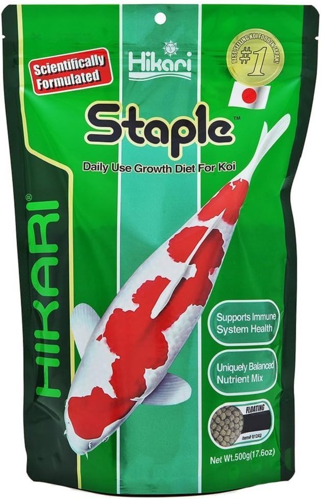 17.6-Ounce Staple Floating Pellets for Koi and Pond Fish, Medium