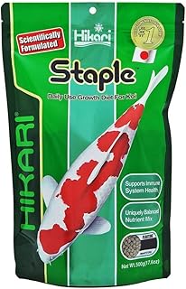 Hikari 17.6-Ounce Staple Floating Pellets for Koi and Pond Fish, Medium