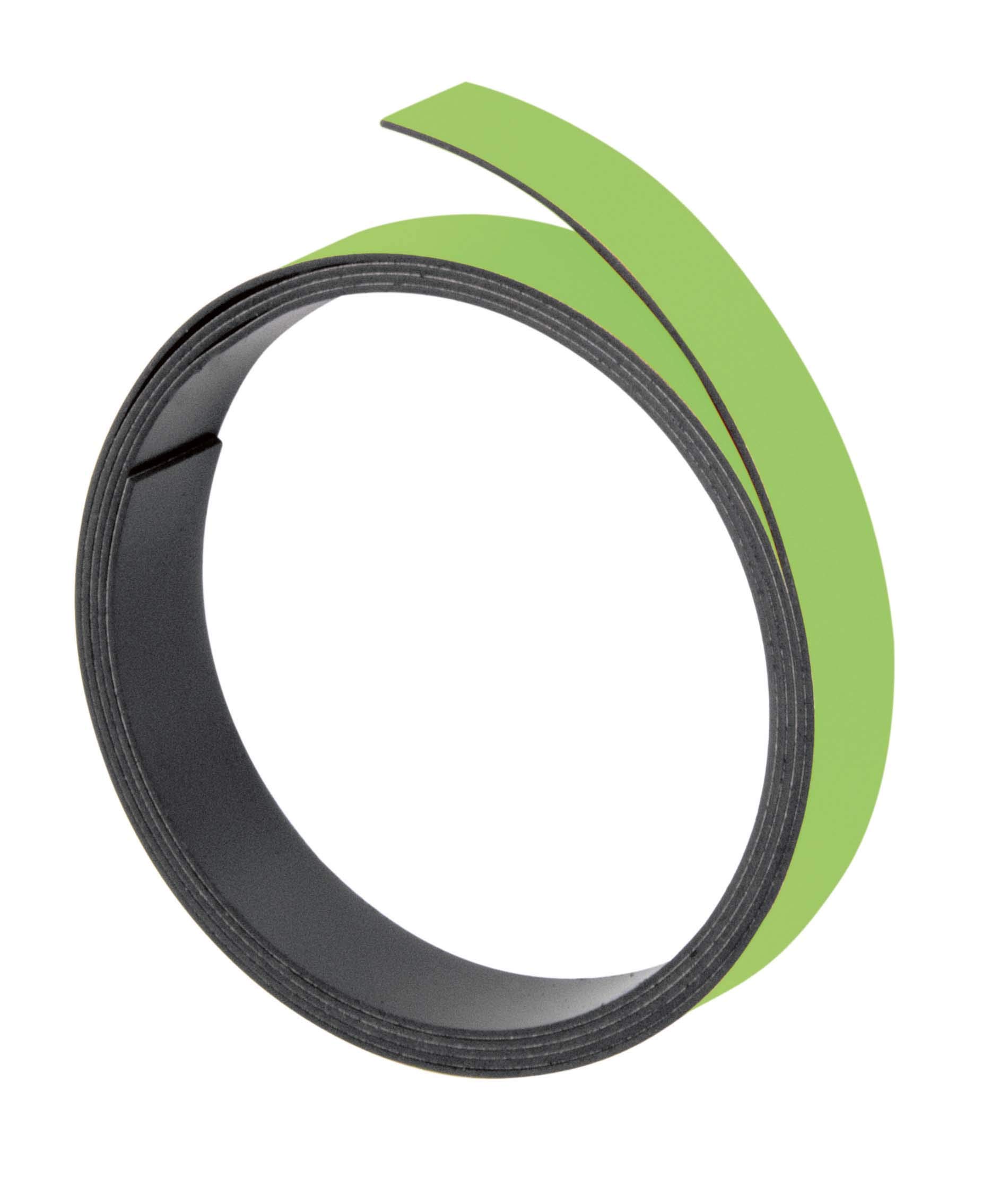 Franken M801-01 Magnetic Strips 5 mm x 1 m Red 20 mm Light Green