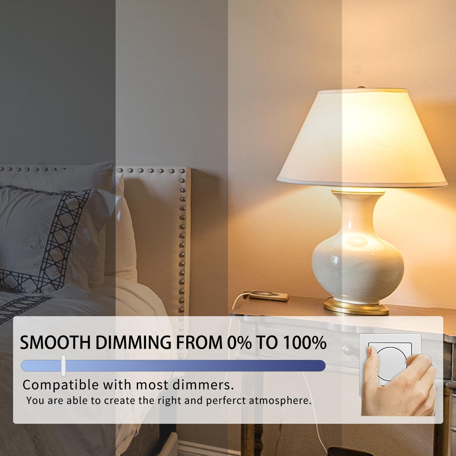 E26 Dimmable Spiral LED Bulb, Soft White 2700K, ST58/ST19 Antique LED Filament Bulbs with 80+ CRI, 600 LM, 6W Equivalent to 60W, Antique Plastic Style for Home, Bedroom, Farmhouse,12 PCS