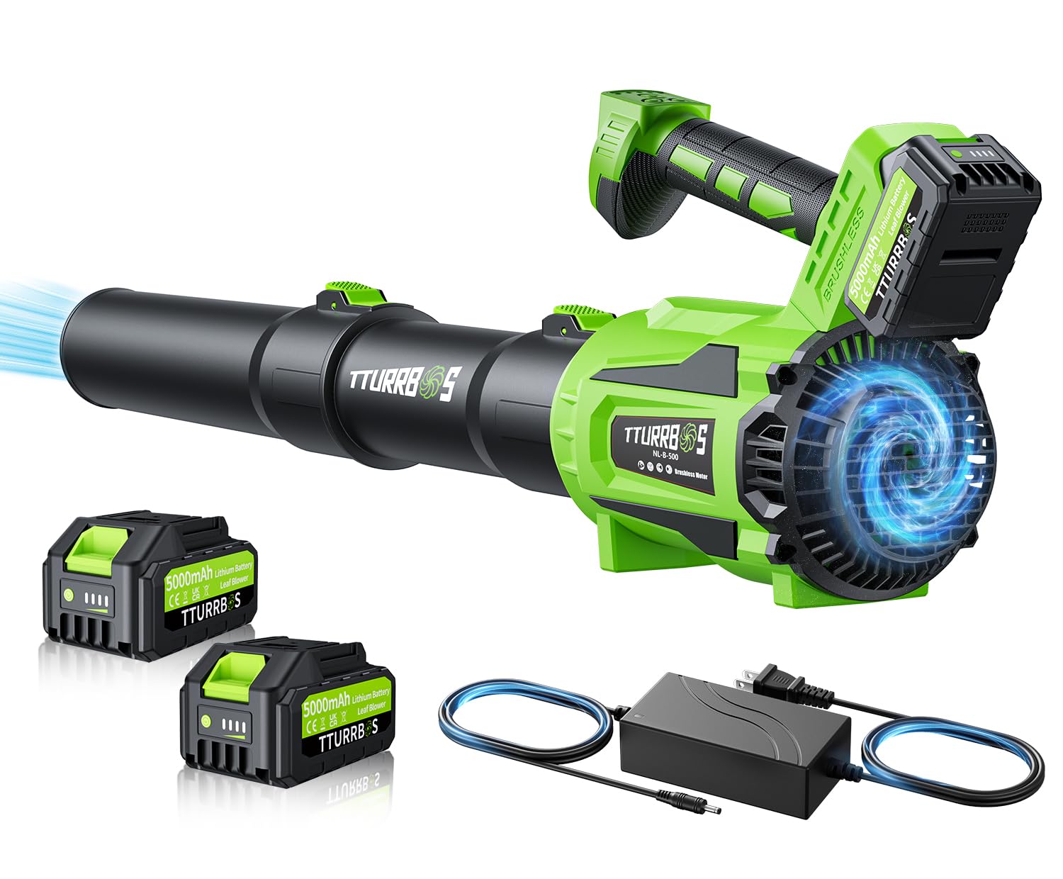 Tturrbos Cordless Leaf Blower 650CFM