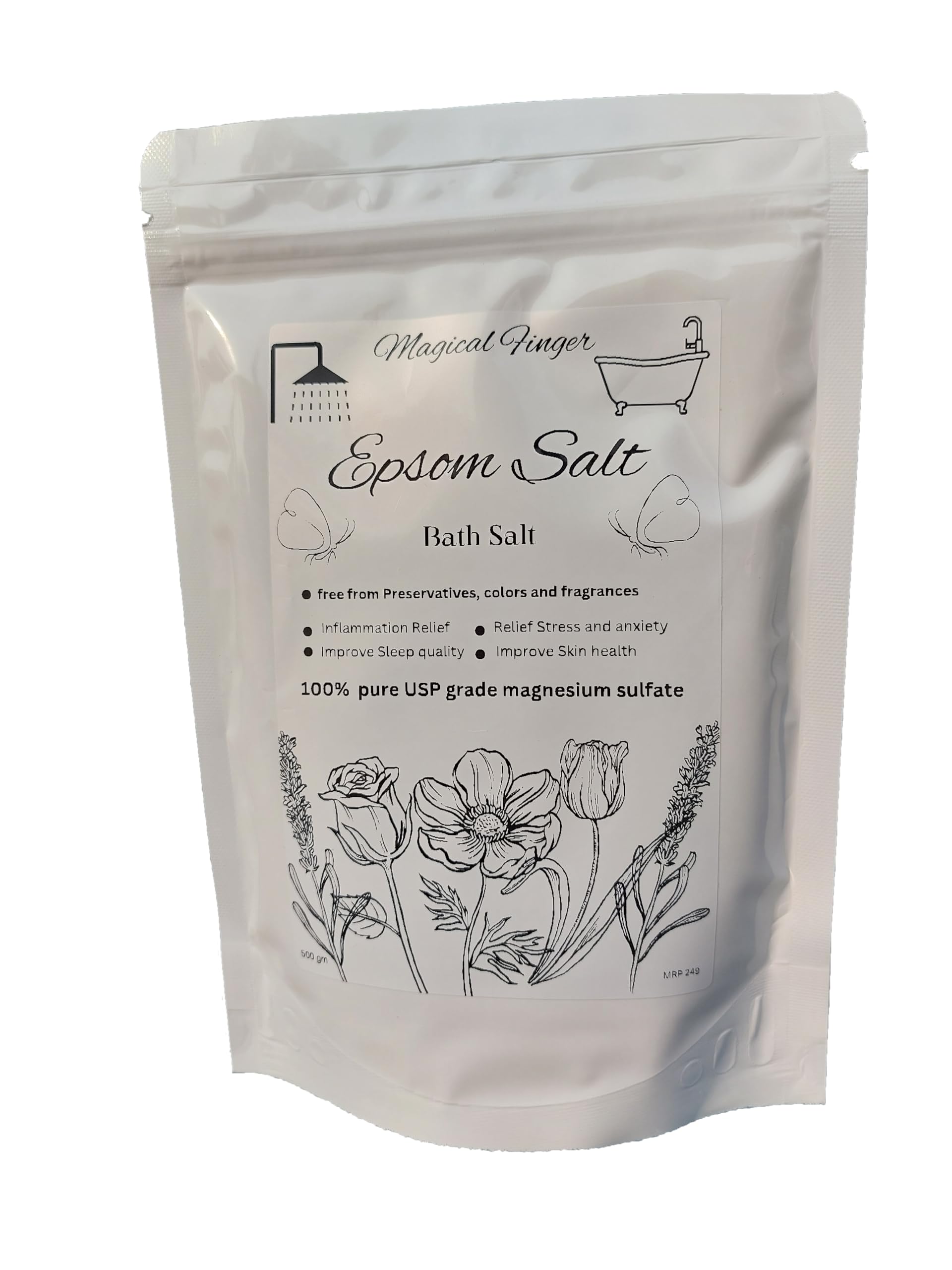 Magical Finger Epsom Bath Salt For Muscle Relief, Relieves Aches & Pain (950gm)-picture-20