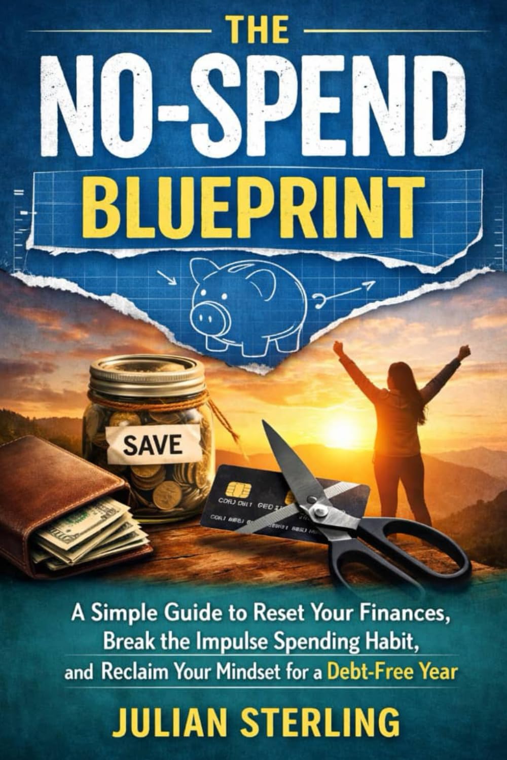 The No-Spend Blueprint: A Simple Guide to Reset your Finances, Break the Impulse Spending Habit, and Reclaim your Mindset for a Debt-Free Year