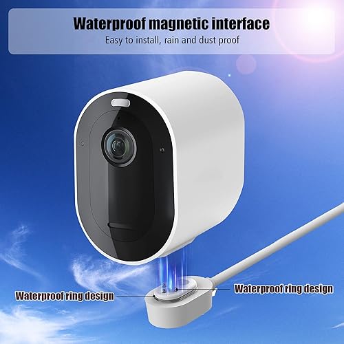 Miniatura 7 de Cargador de panel solar compatible con Arlo Pro 3Pro 4Pro 5SPro 3 FloodlightUltraUltra2, carga de paneles solares de 5 V 4 W, IP66 resistente a la