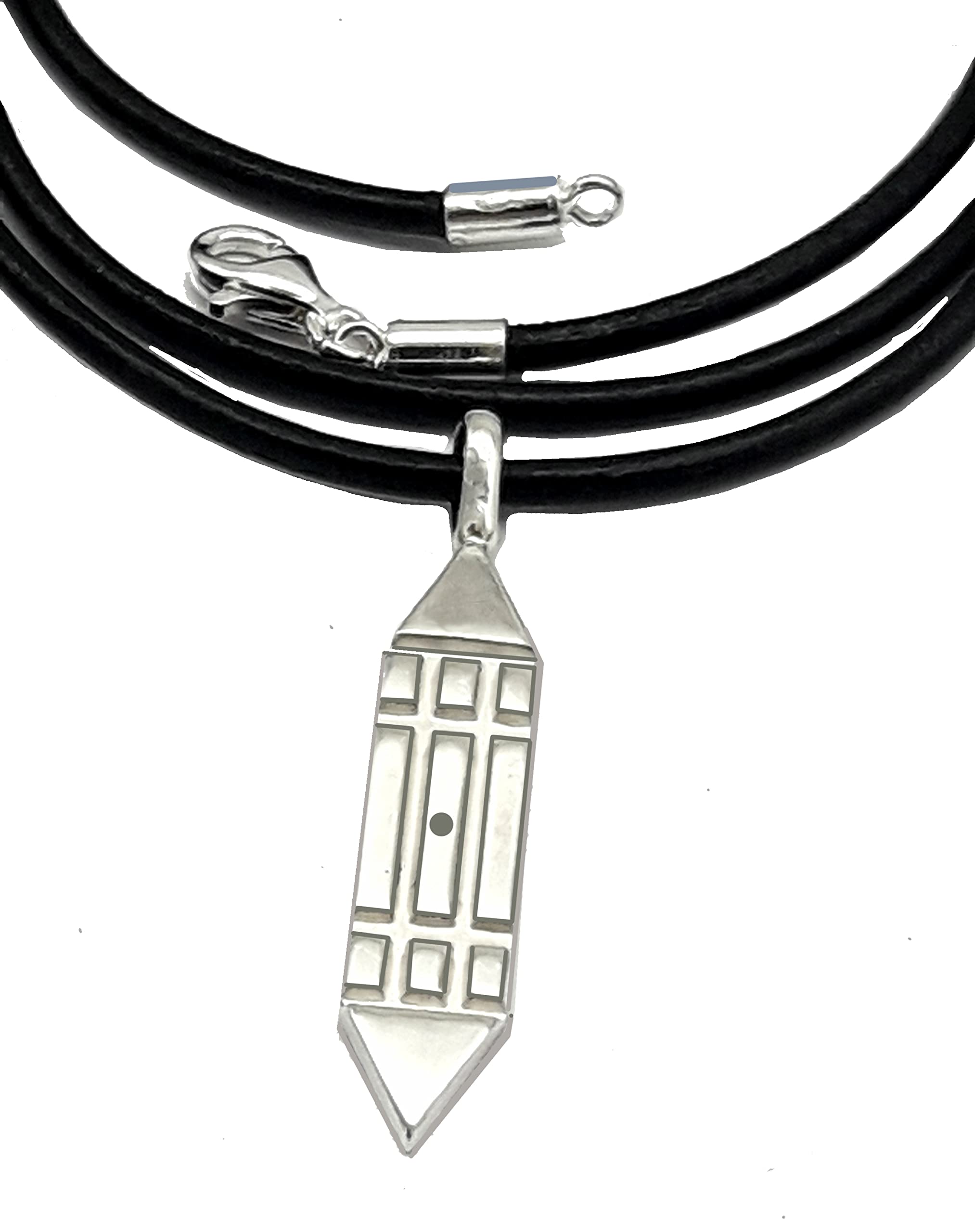 Atlante Colgante Plata - anillo Atlante - Colgante hombre mujer plata - Amuleto Energía