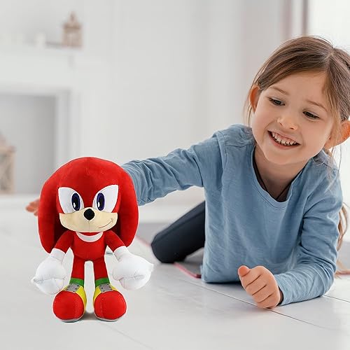 Miniatura 5 de Juguete de peluche rojo súper suave, regalo de cumpleaños, peluche para niños y niñas que aman, 12 pulgadas (rojo)