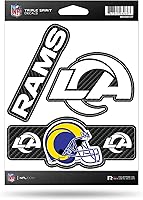 Vista 32 de Rico Industries NFL Football Triple Spirit Stickers Hoja de calcomanías triples