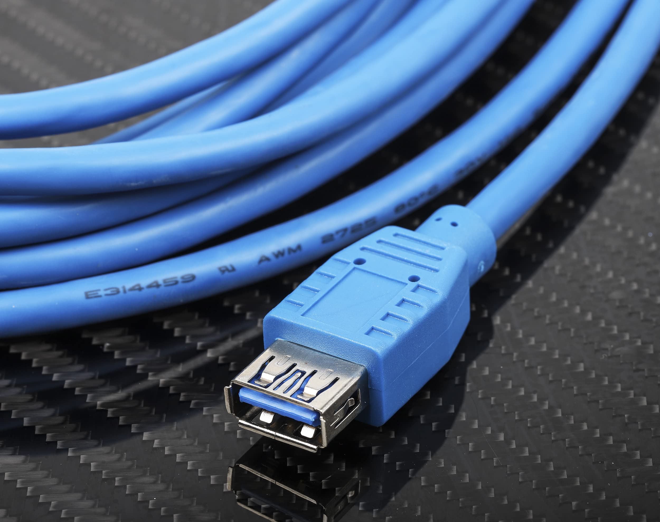 RS PRO Cavo USB, USBA/USBA, 5 m, USB 3.0, blu