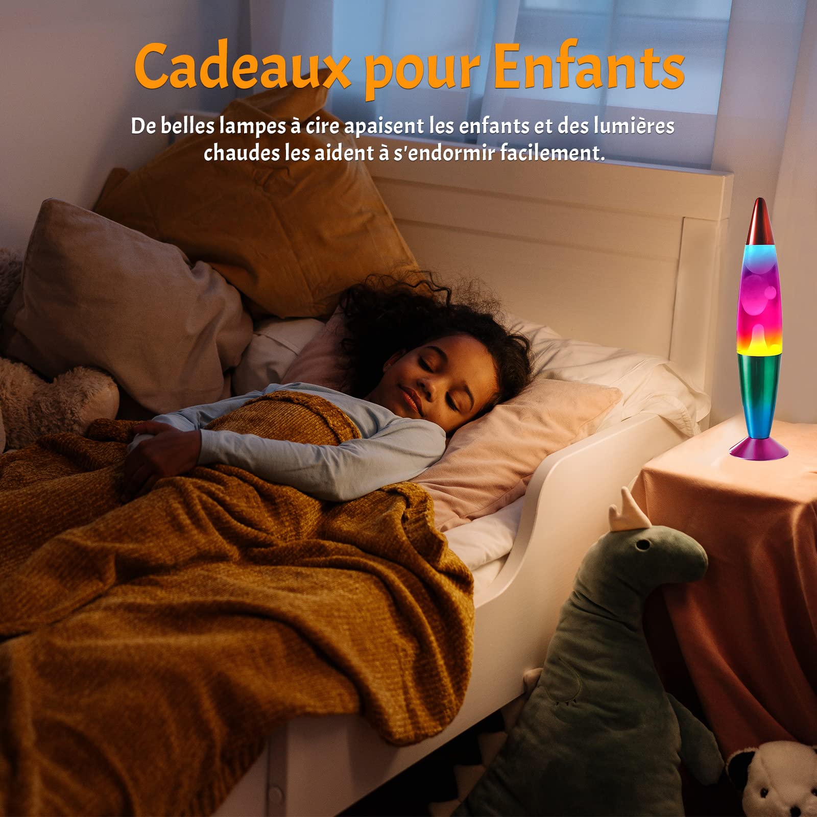 DoRight Lampe à Lave Classique Couleur Rétro en Aluminium pour Une Relaxation Paisible, 13,38 Pouces, avec 2 Ampoules R39 25W E14 Prise Européenne