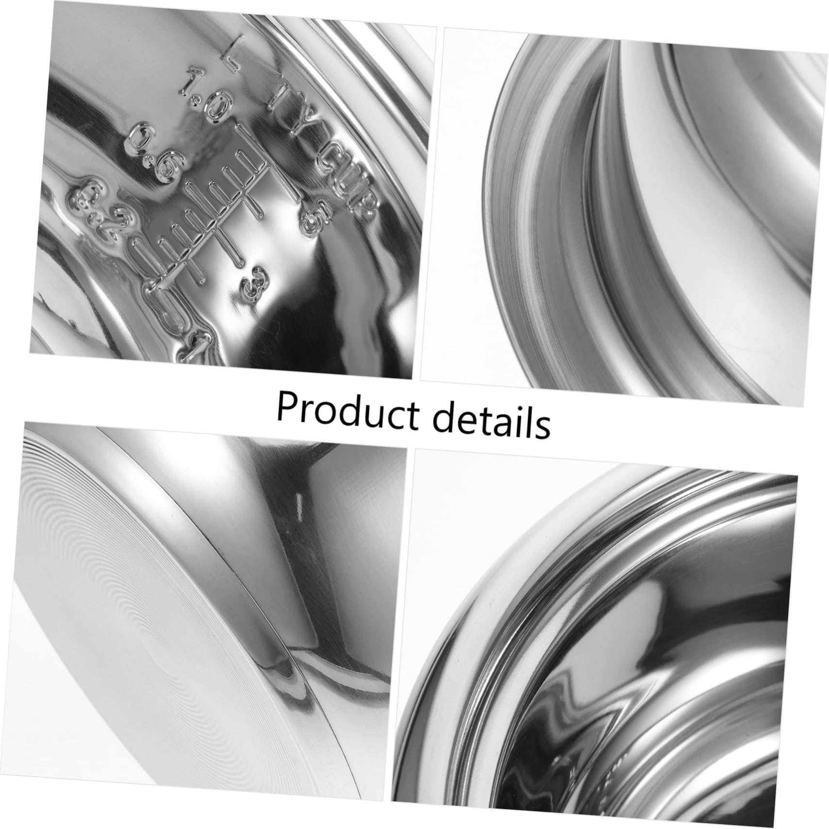 Cuve Intérieure En Acier Inoxydable 9.06 Pouces Pour Cuiseur À Riz Pot De Remplacement Universel Capacité Moyenne Chauffage Uniforme Pour Cuisine Familiale Polyvalente