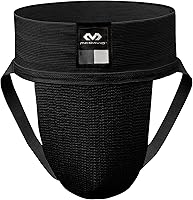 Vista 2 de Mcdavid Suspensorio, soporte atlético con bolsa de malla elástica, apoyo atlético para hombres, paquete de 2