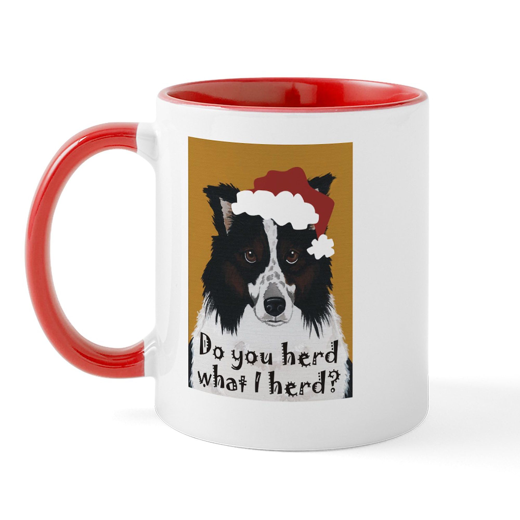 CafePress Border Collie DO YOU HERD? Mug 11 oz (325 ml) Ceramic Coffee Mug