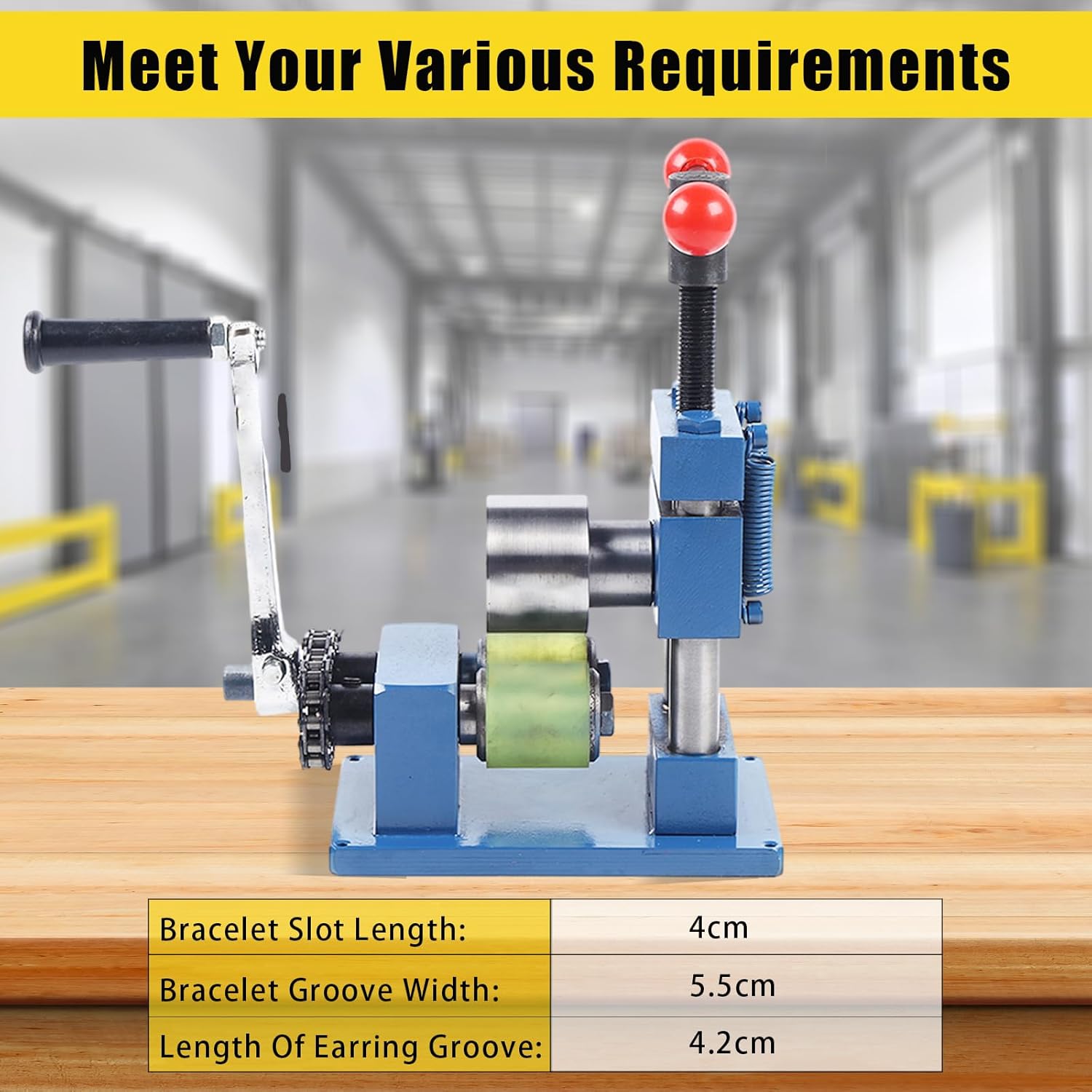 Multi-Function Ring and Bracelet Press Bending Machine, Ring Bracelet Bending Machine Jewelry Ring Bender Making Tools Suitable for Jewelry Shop, Bracelet Ring Finishing