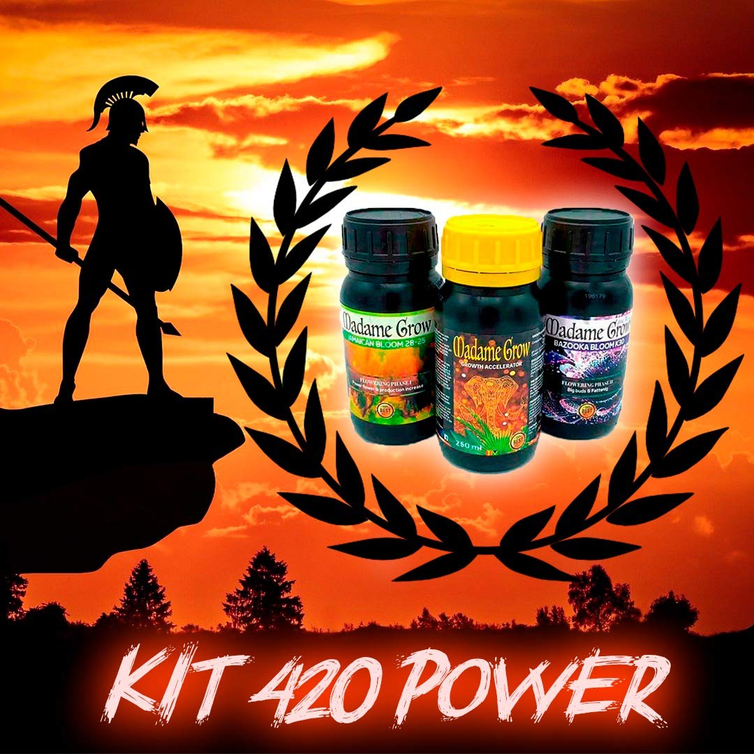 MADAME GROW - Nawóz organiczny - Nawóz kwitnienia - Zestaw Power - 3PACK - 3x500ml
