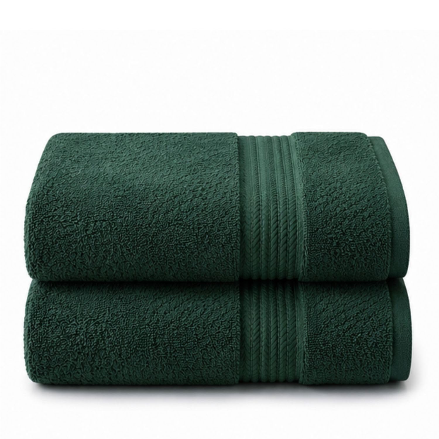 LINORA 2-Pack Cotton Bath Towels - Soft & Absorbent -15