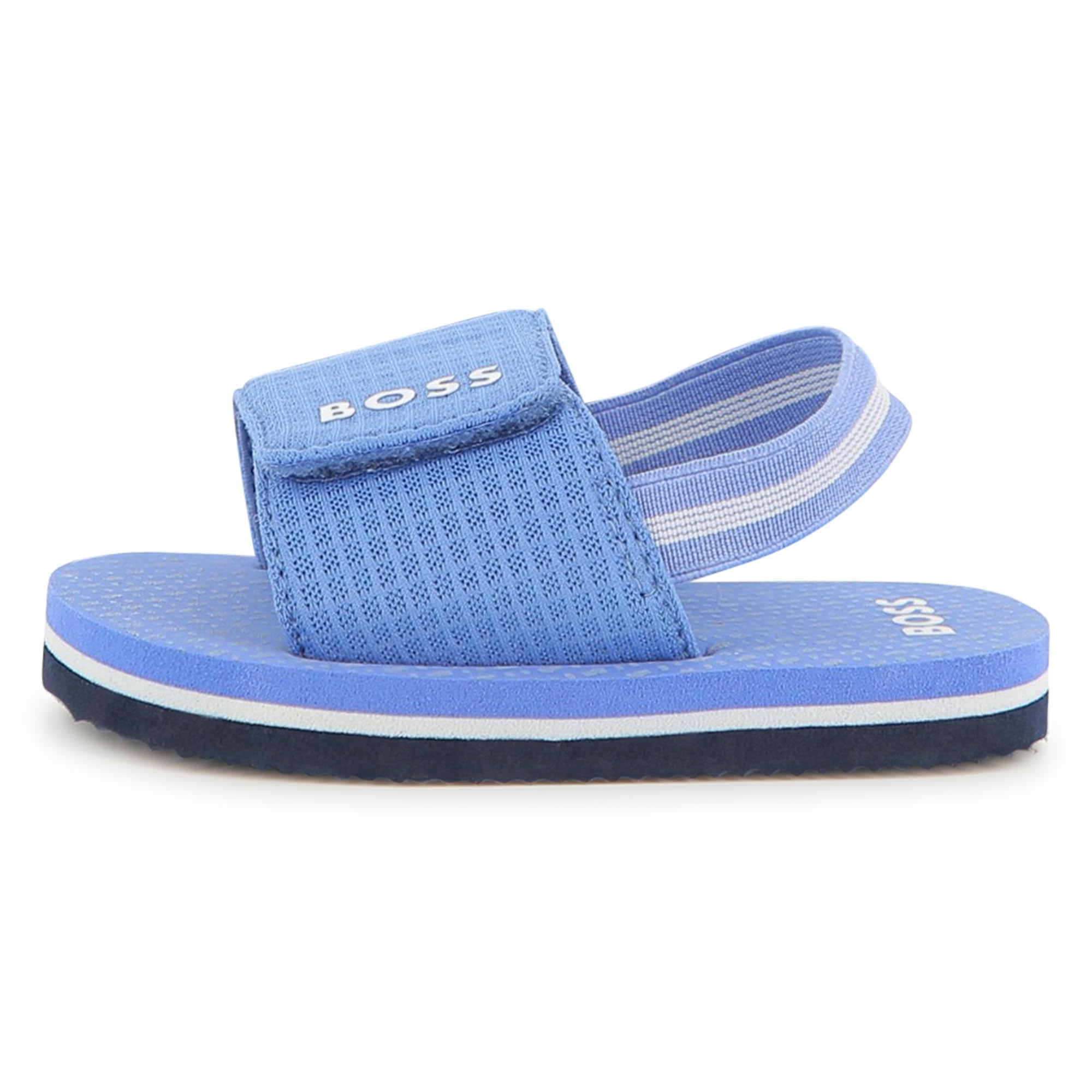 BOSS Aqua Slides Baby Boys, Blue, 27