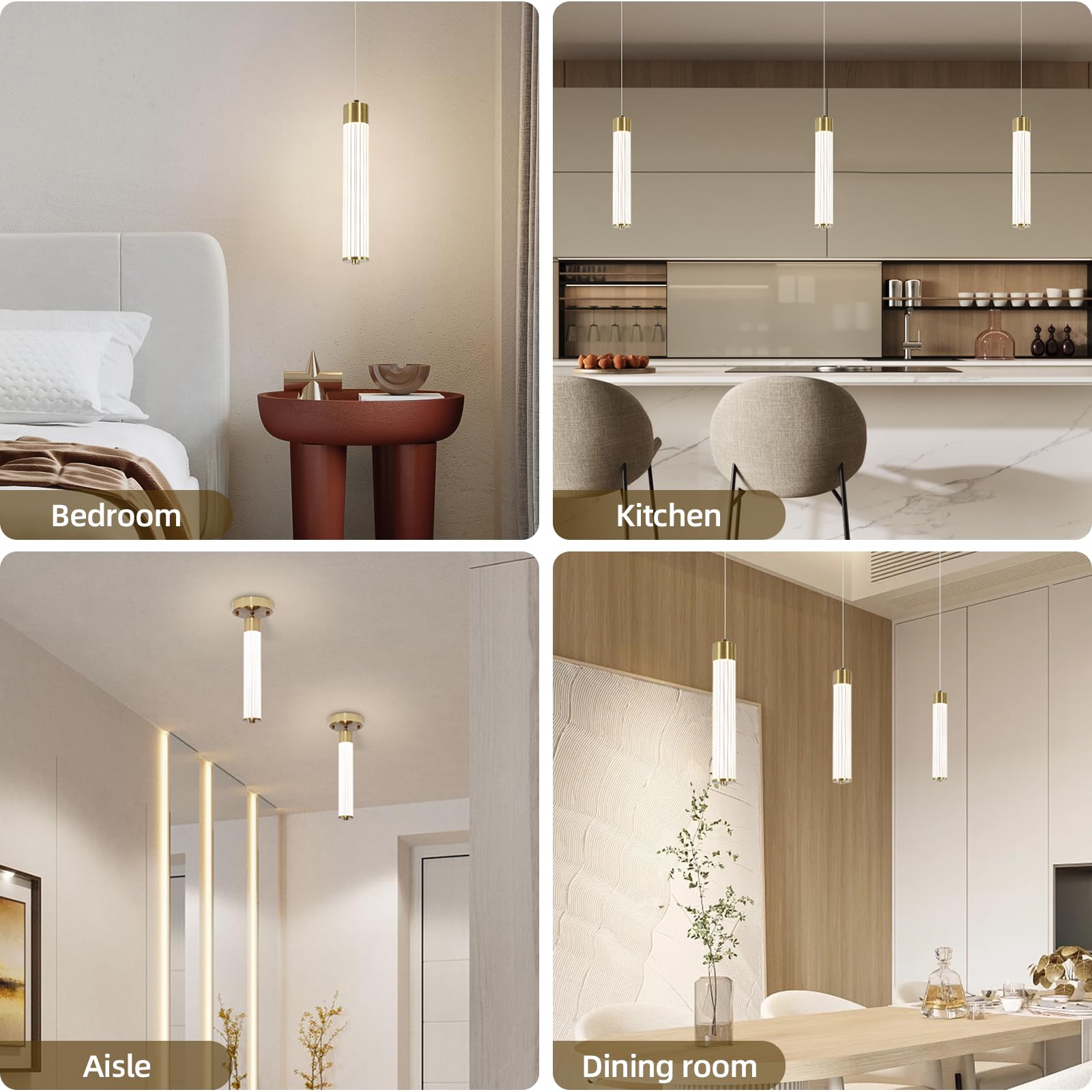 2x Suspension Luminaire LED Lampe Suspendue Lampe Suspendue Salle à